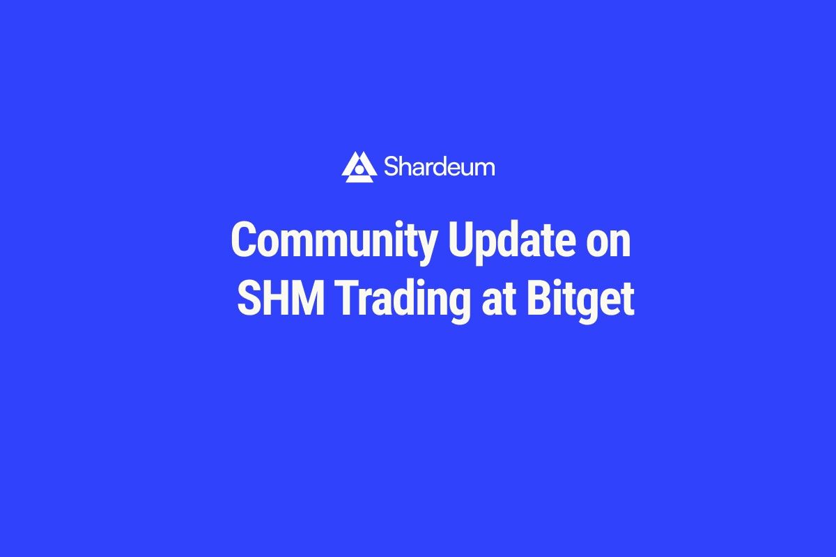 Community Update on SHM Trading at Bitget Community Update on SHM Trading at Bitget