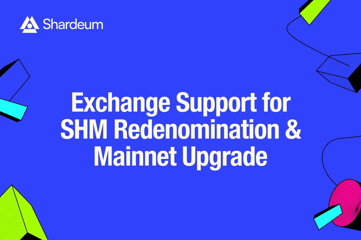 CEXs Announce Support for SHM Token Split, Mainnet Upgrade CEXs Announce Support for SHM Token Split, Mainnet Upgrade
