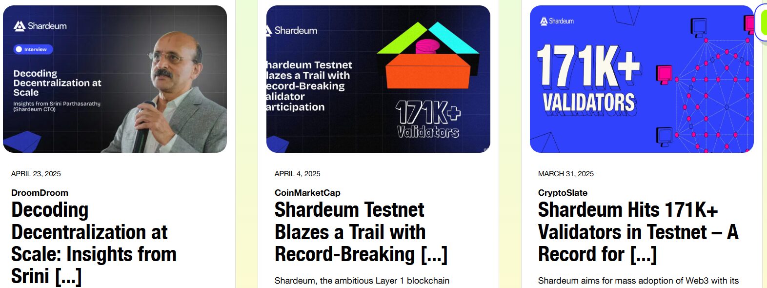 Shardeum - Global Media Recognition