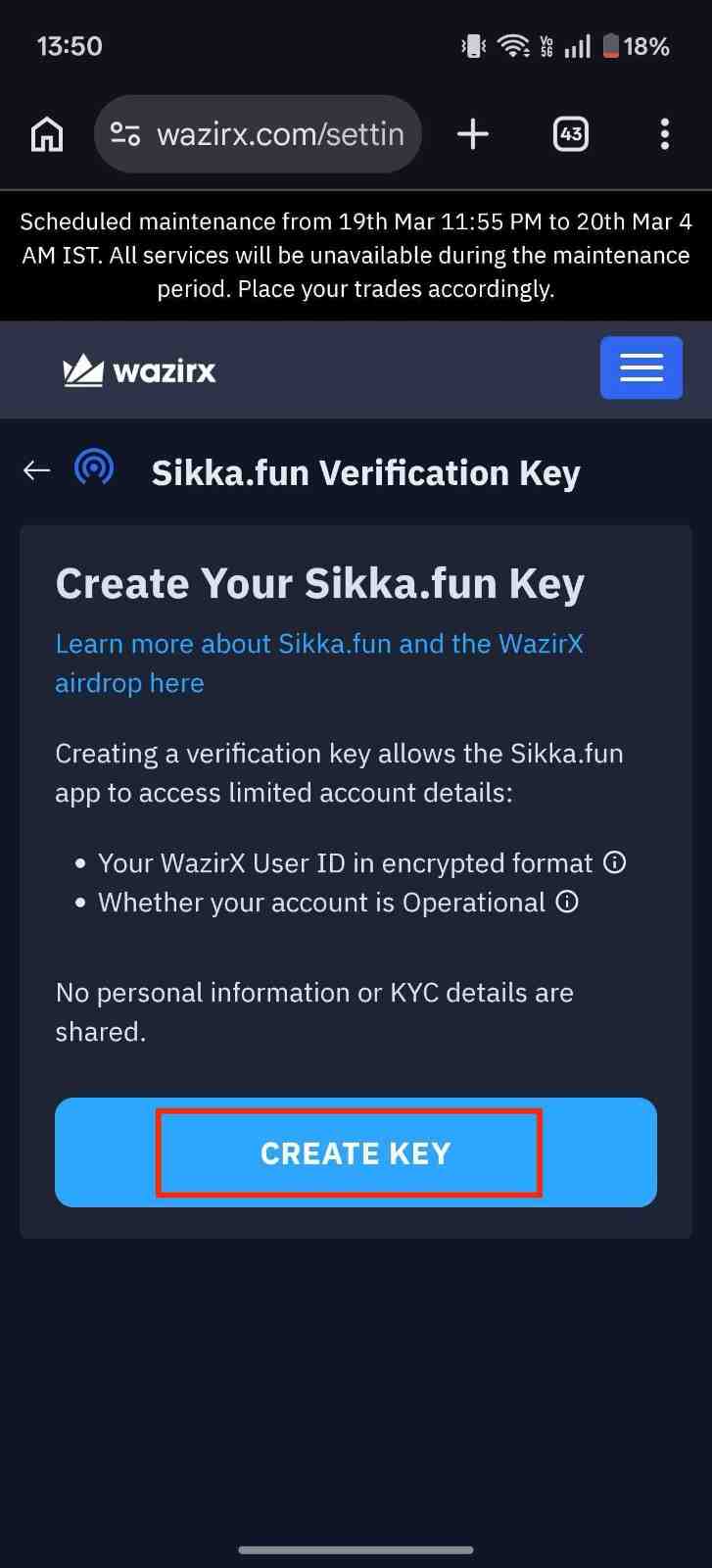 How to Claim Your 50,000 SHM WazirX Shardeum Sikka.fun