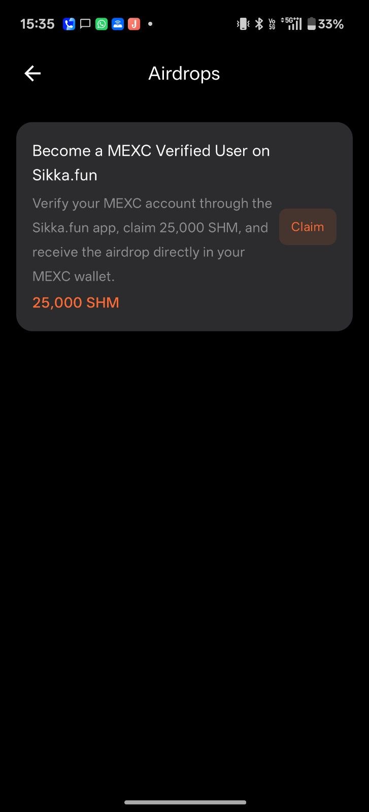 How to Claim Your 25,000 SHM Airdrop