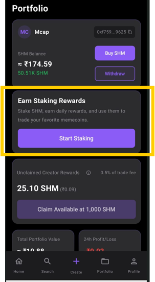 Guide: Stake, Unstake, and Claim Rewards on Sikka.fun App