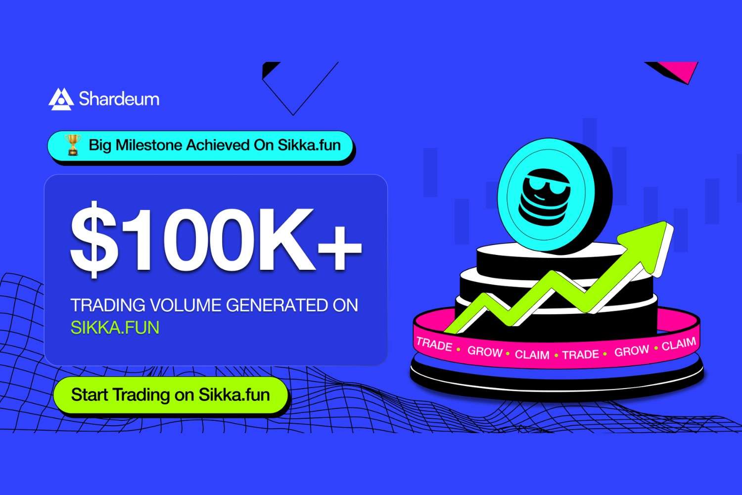 Sikka.fun Crosses $100K in Trading Volume on Shardeum