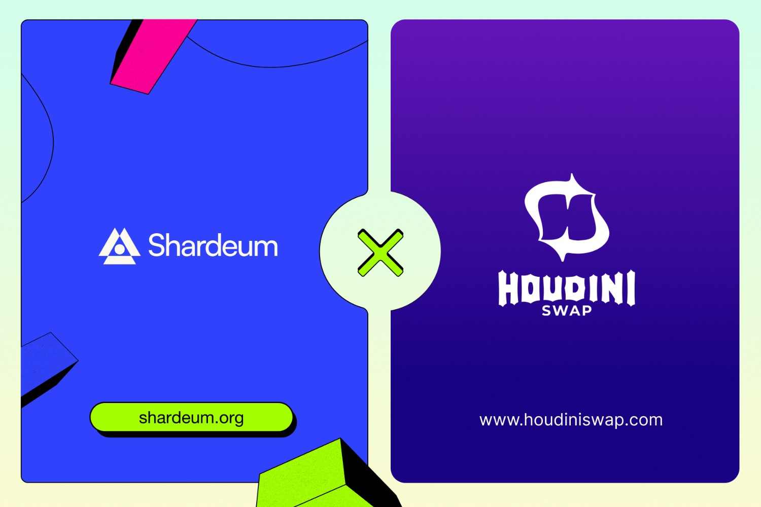 Shardeum Partners With Houdini Swap for Cross-Chain SHM Access