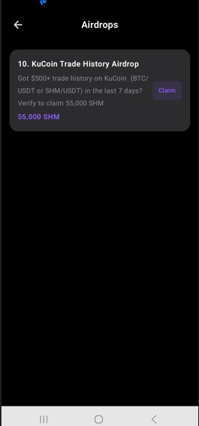 Guide to Claim 55,000 SHM Airdrop with KuCoin on Sikka.fun